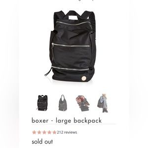 Shorty Love Boxer Backpack NWOT